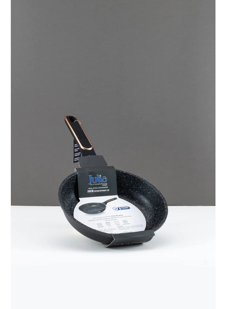 جوليا مِقلاة جوليا إيليت برو بلس 24 سم - أسود - جرانيت أسود غير لاصق - يدعم الحث الحراري - Image 2